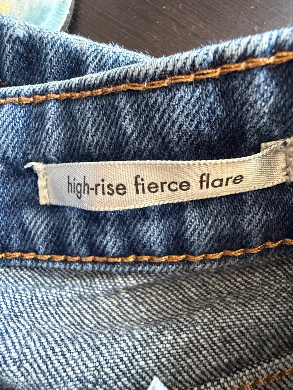 Wrangler Women's High Rise Fierce Flare Jeans Size 27 (4) Dark Wash Embroidered - Picture 7 of 12